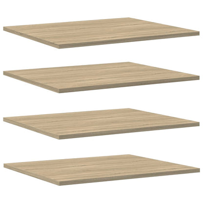Bookshelf Boards 8 pcs Sonoma Oak 23.6"x19.7"x0.6" Engineered Wood