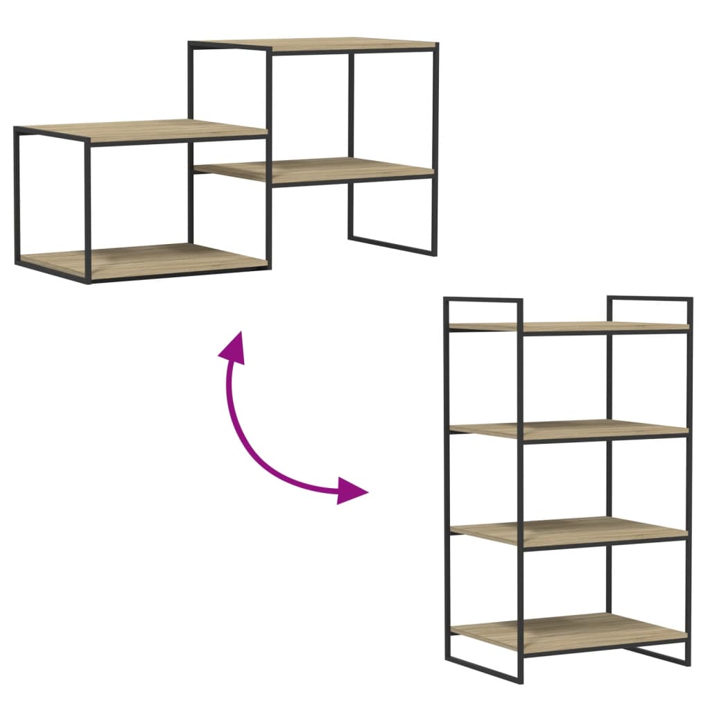 Bookshelf Boards 8 pcs Sonoma Oak 23.6"x19.7"x0.6" Engineered Wood
