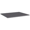 Bookshelf Boards 8 pcs High Gloss Grey 60x50x1.5 cm Engineered Wood