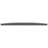 Bookshelf Boards 8 pcs High Gloss Grey 60x50x1.5 cm Engineered Wood