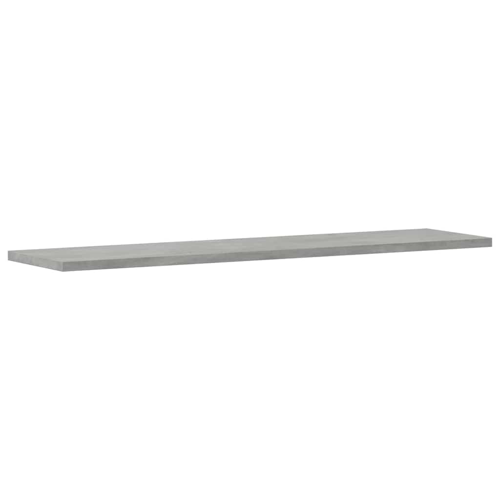 805306 vidaXL Bookshelf Boards 4 pcs Concrete Grey 80x20x1,5 cm Engineered Wood