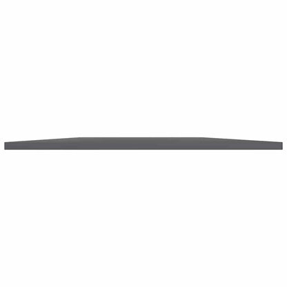 805312 vidaXL Bookshelf Boards 4 pcs High Gloss Grey 80x20x1,5 cm Engineered Wood