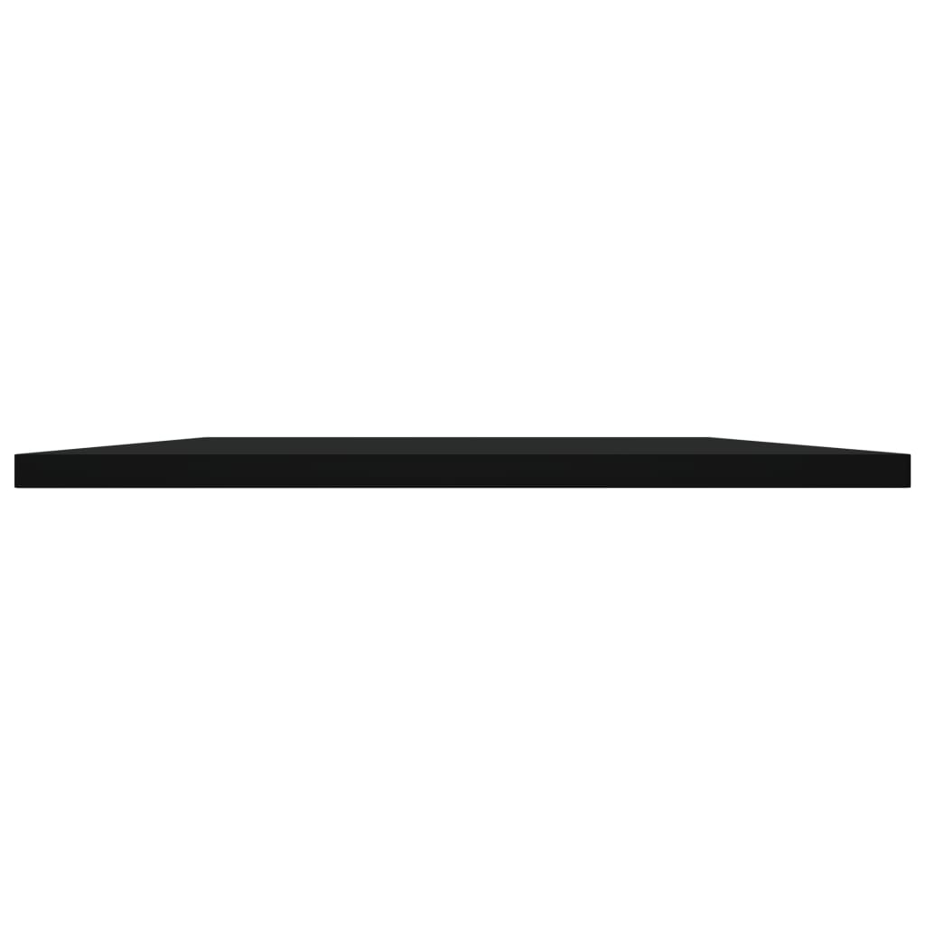 Bookshelf Boards 8 pcs Black 80x40x1.5 cm Engineered Wood