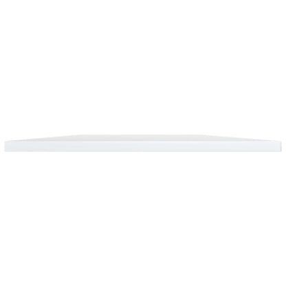 Bookshelf Boards 8 pcs High Gloss White 80x40x1.5 cm Engineered Wood