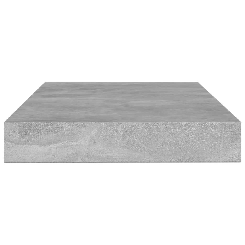 Bookshelf Boards 4 pcs Concrete Gray 39.4"x3.9"x0.6" Engineered Wood