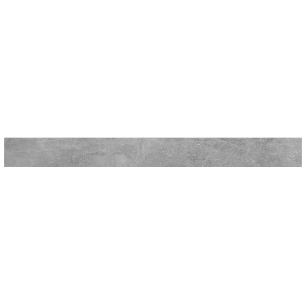 Bookshelf Boards 4 pcs Concrete Gray 39.4"x3.9"x0.6" Engineered Wood