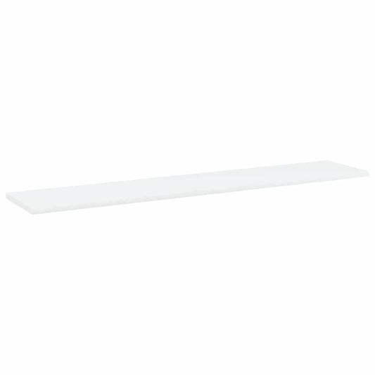 805378 vidaXL Bookshelf Boards 4 pcs White 100x20x1,5 cm Engineered Wood