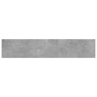 Bookshelf Boards 4 pcs Concrete Grey 100x20x1.5 cm Engineered Wood