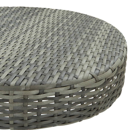 3 Piece Patio Bar Set Poly Rattan Gray