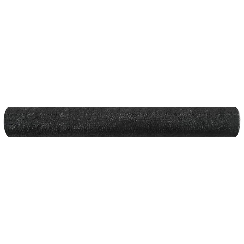 Privacy Net Black 1.8x25 m HDPE 75 g/m²