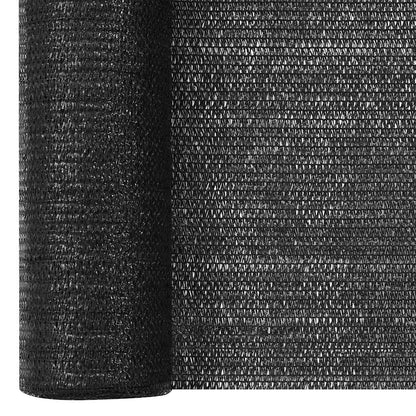 Privacy Net Black 3.6x50 m HDPE 75 g/m²