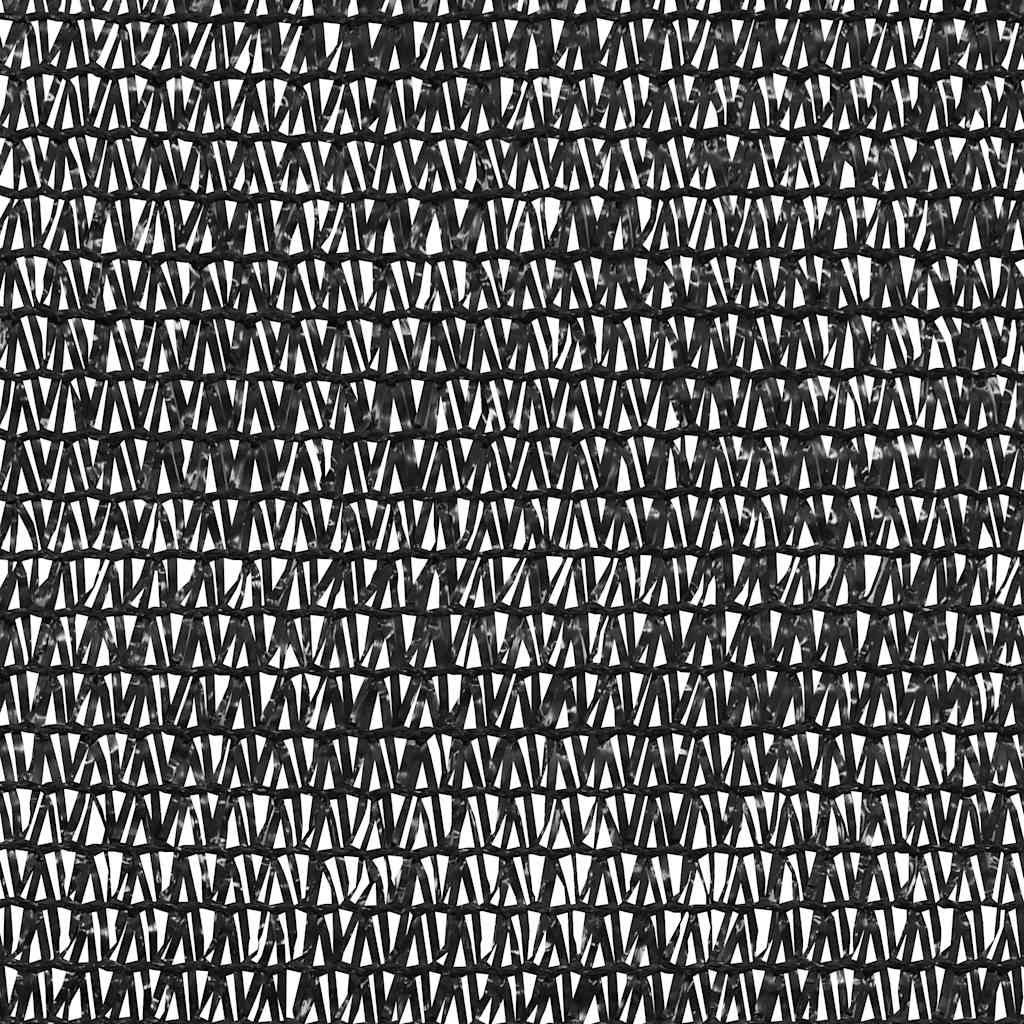 Privacy Net Black 3.6x50 m HDPE 75 g/m²