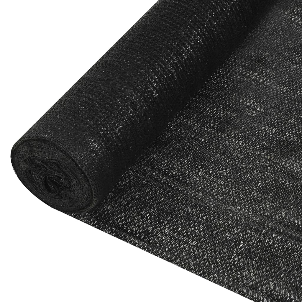 Privacy Net Black 2x25 m HDPE 150 g/m²