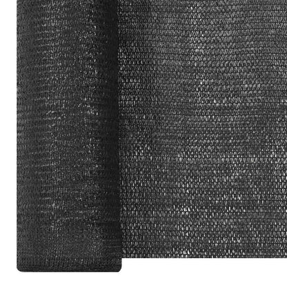 Privacy Net Black 1.2x10 m HDPE 195 g/m²