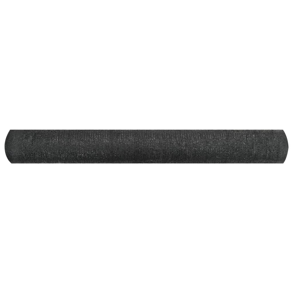 Privacy Net Black 1.5x50 m HDPE 195 g/m²