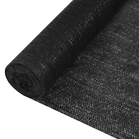 Privacy Net Black 3.6x25 m HDPE 195 g/m²