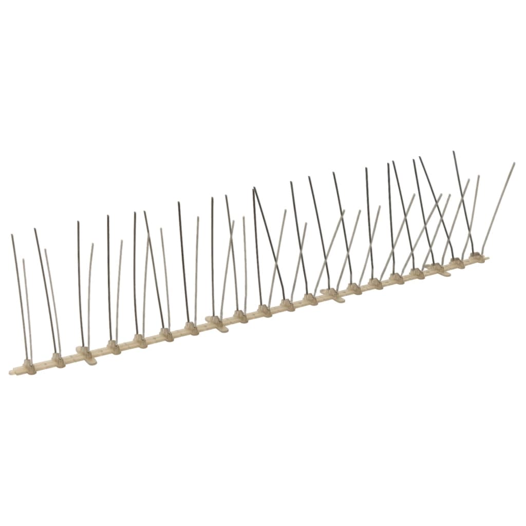 4-row Plastic Bird & Pigeon Spikes Set of 20 10 m