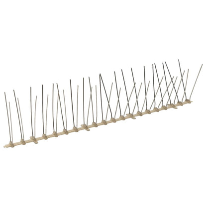 4-row Plastic Bird & Pigeon Spikes Set of 20 10 m
