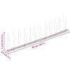 2-row Stainless Steel Bird & Pigeon Spikes Set of 20 10 m