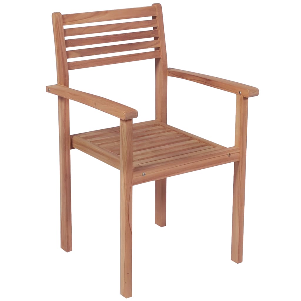 Patio Chairs 2 pcs with Green Cushions Solid Teak Wood