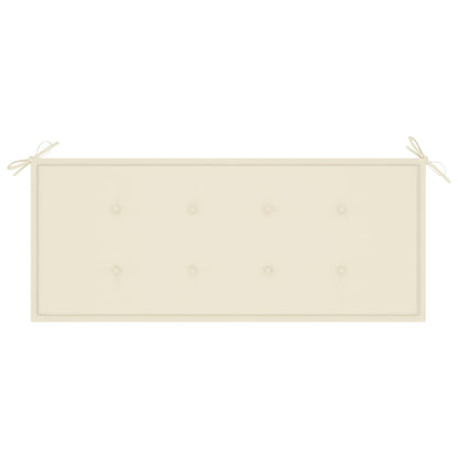 Patio Bench with Cushion 47.2" Solid Acacia Wood