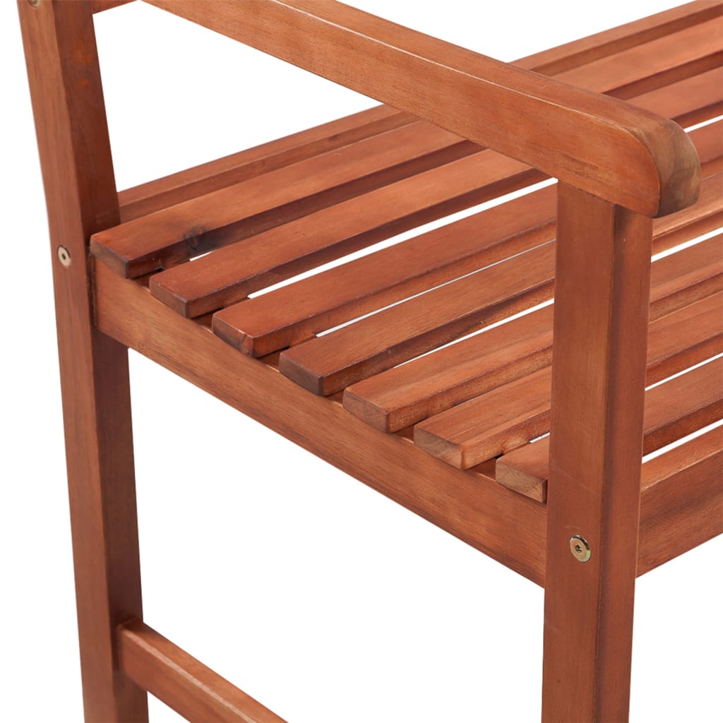 Patio Bench with Cushion 47.2'' Solid Acacia Wood