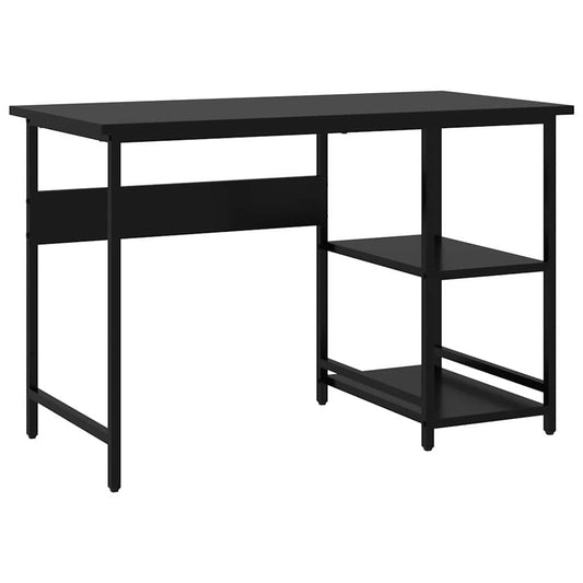 Computer Desk | Black | MDF | 105 x 55 x 72 cm | Durable | Computer Desk