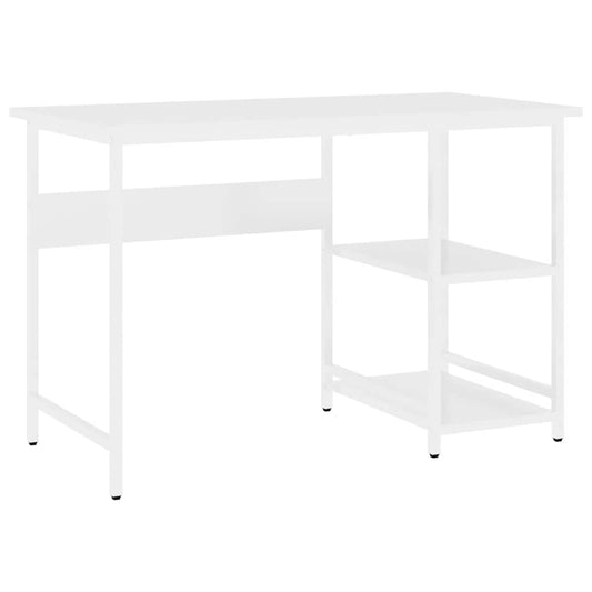 Computer Desk | White | MDF, powder-coated metal | Medium | Durable