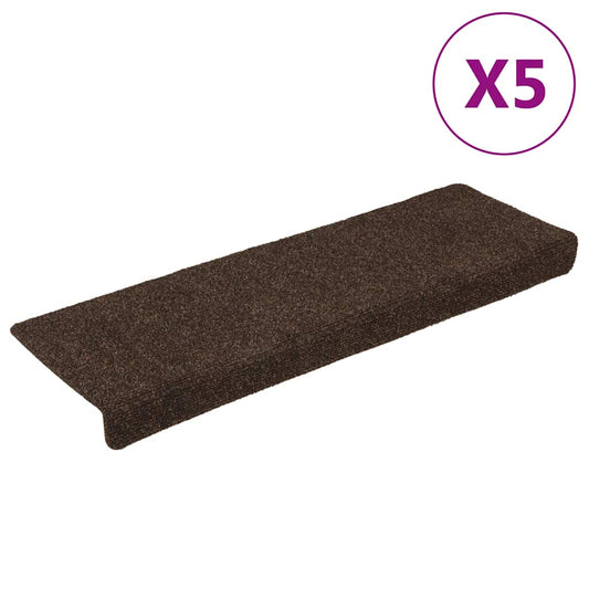 Brown Carpet Stair Tread | Set of 15