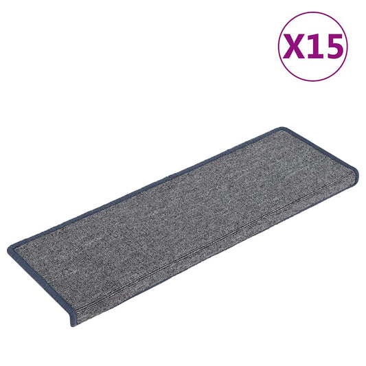 Stair Tread | Set of 15 | Purple and Blue | 100% Polypropylene