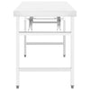Kitchen Folding Work Table 100x60x80 cm Stainless Steel