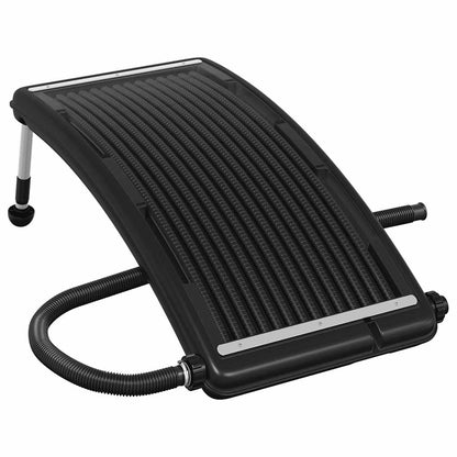 Solar Pool Heating Panel Set of 2 Black HDPE, PC, Aluminum Medium