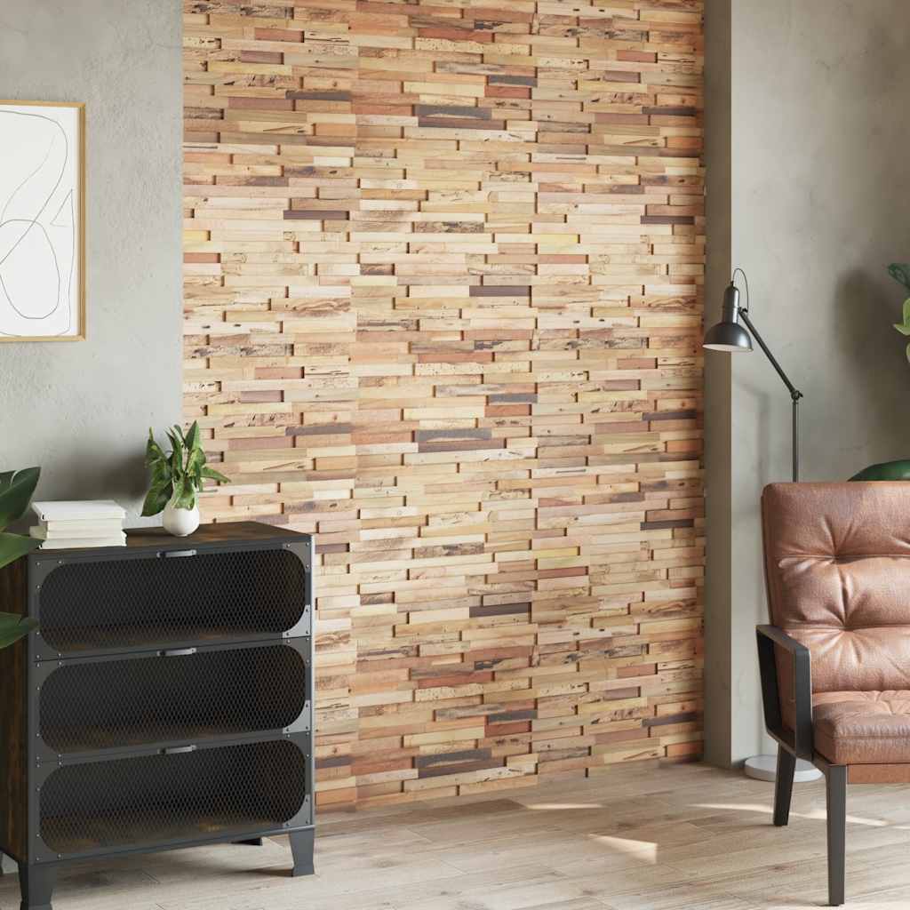 Wall Cladding Panels 10 pcs 11.1 ft² Recycled Teak Wood