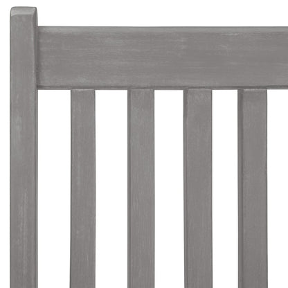 Garden Chair | Set of 6 | Grey | Solid Acacia Wood | Standard | Foldable