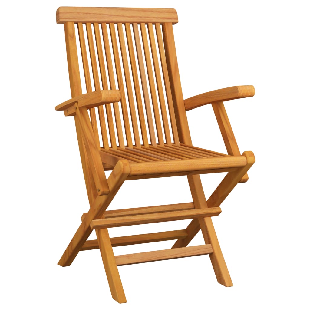 Garden Chair | Set of 4 | Teak | Solid Teak Wood | Standard | Foldable