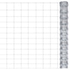 Garden Fence Galvanised Steel 50x1.25 m Silver