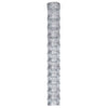 Garden Fence Galvanised Steel 50x1.25 m Silver