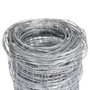 Garden Fence Galvanised Steel 50x1.25 m Silver
