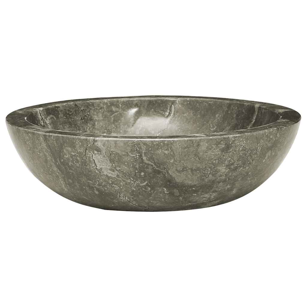 Sink Grey Ø40x12 cm Marble