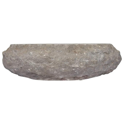 Sink Grey Ø40x12 cm Marble