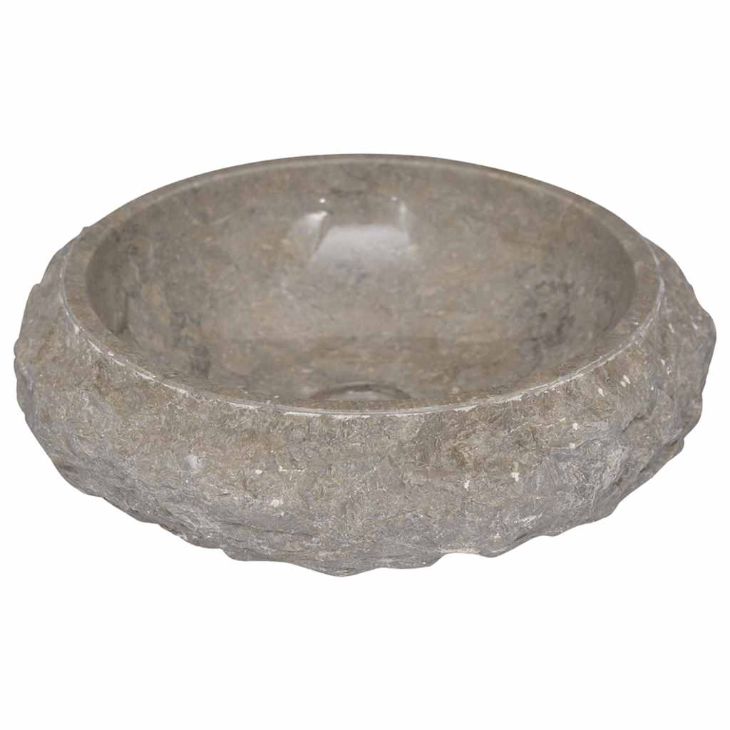 Sink Grey Ø40x12 cm Marble