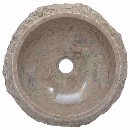 Sink Grey Ø40x12 cm Marble