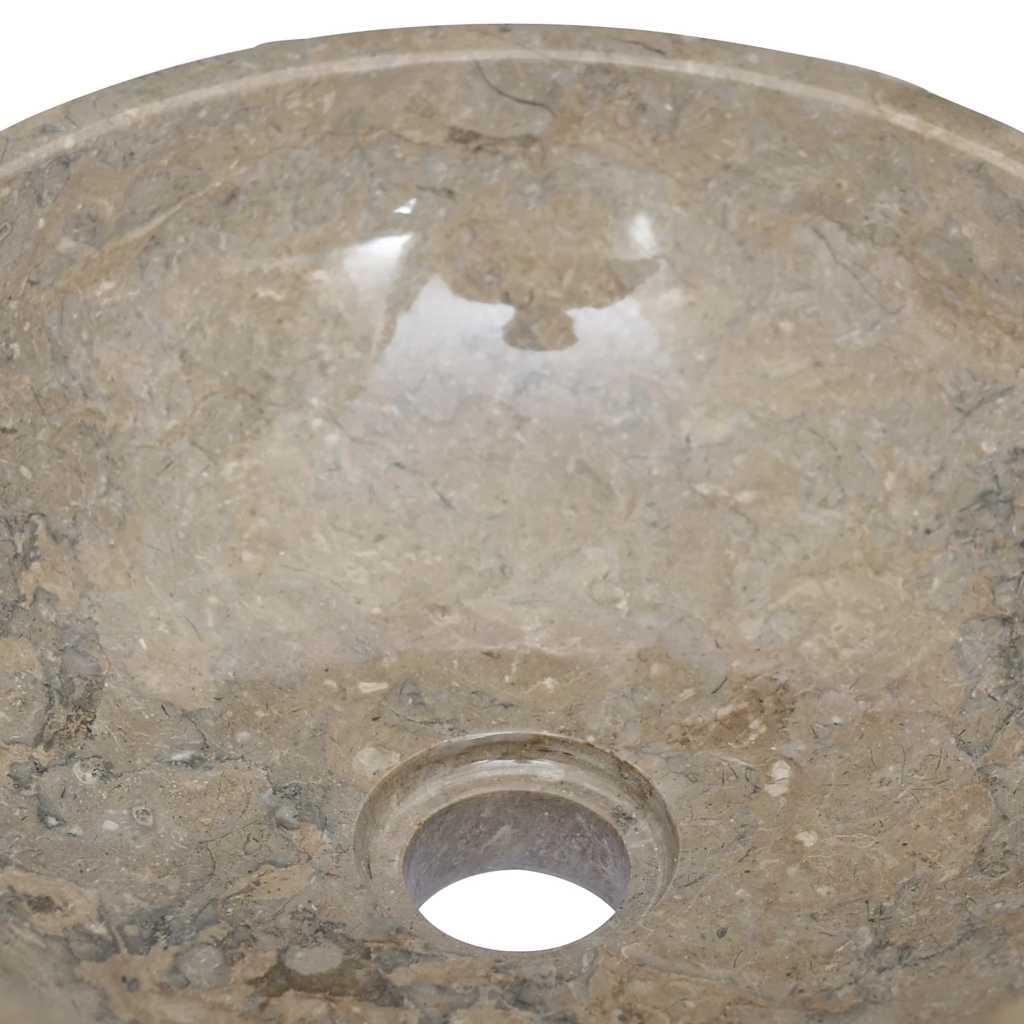 Sink Grey Ø40x12 cm Marble
