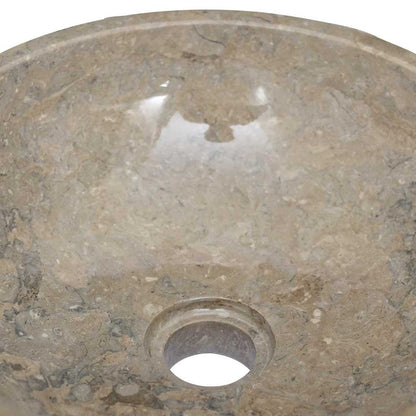 Sink Grey Ø40x12 cm Marble