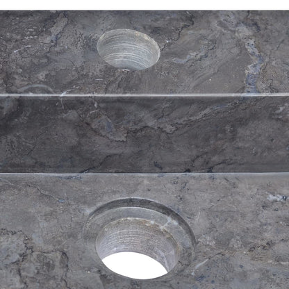 Sink Black 58x39x10 cm Marble