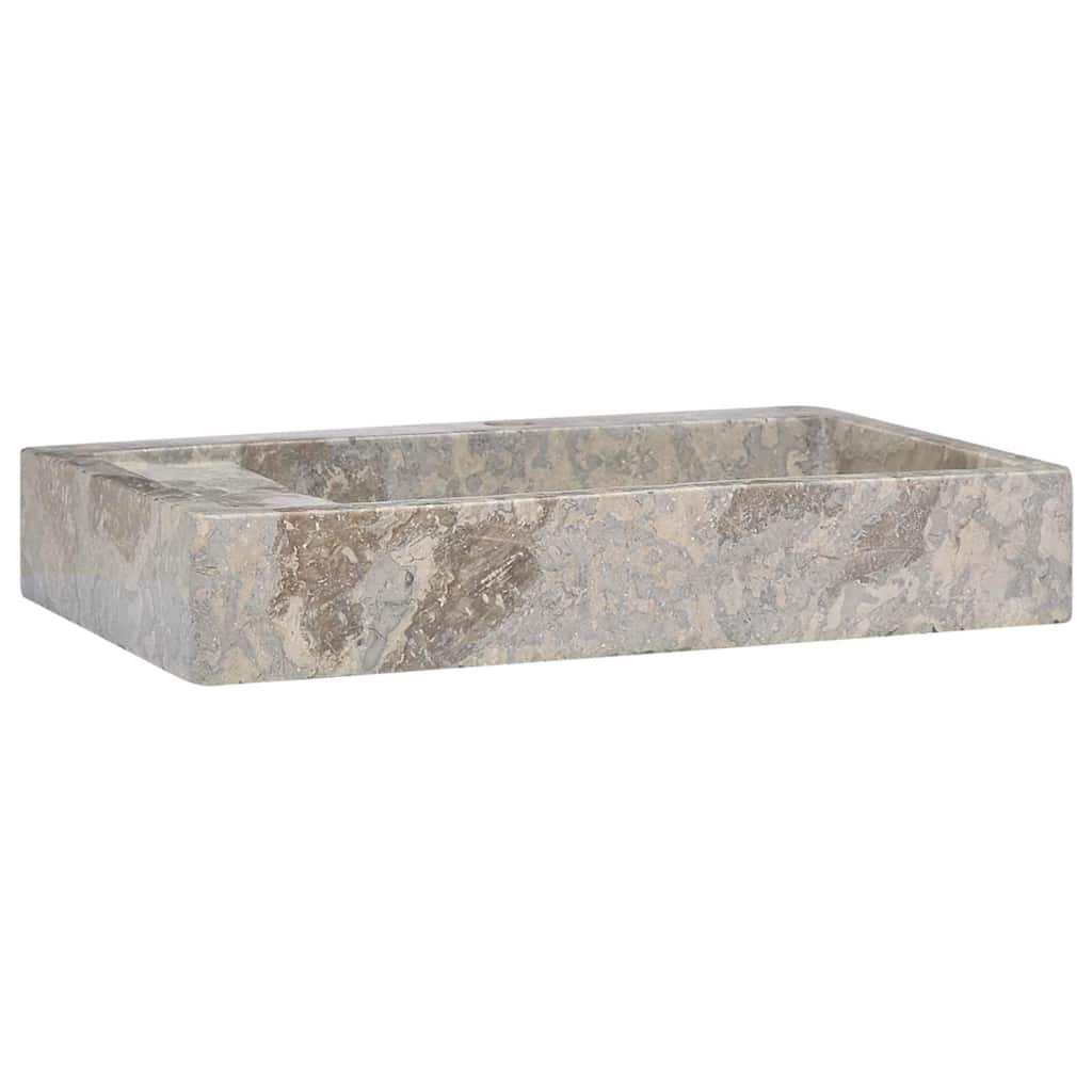 149161 vidaXL Sink Grey 58x39x10 cm Marble