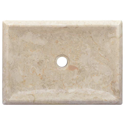 Sink Cream 50x35x10 cm Marble