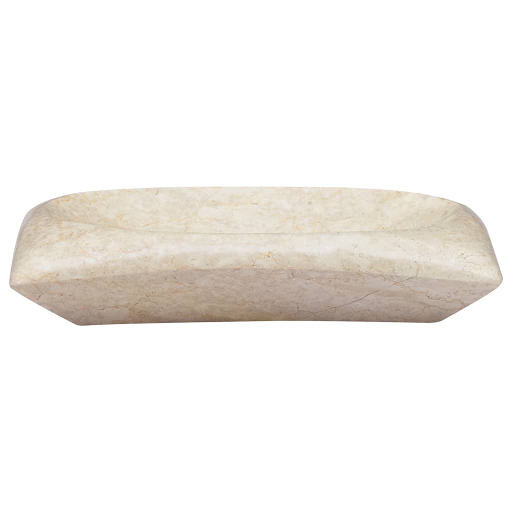 Sink Cream 50x35x10 cm Marble