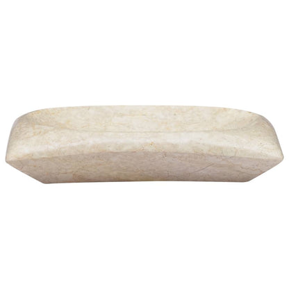 Sink Cream 50x35x10 cm Marble