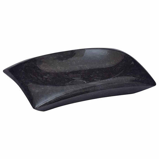 Sink Black 50x35x10 cm Marble